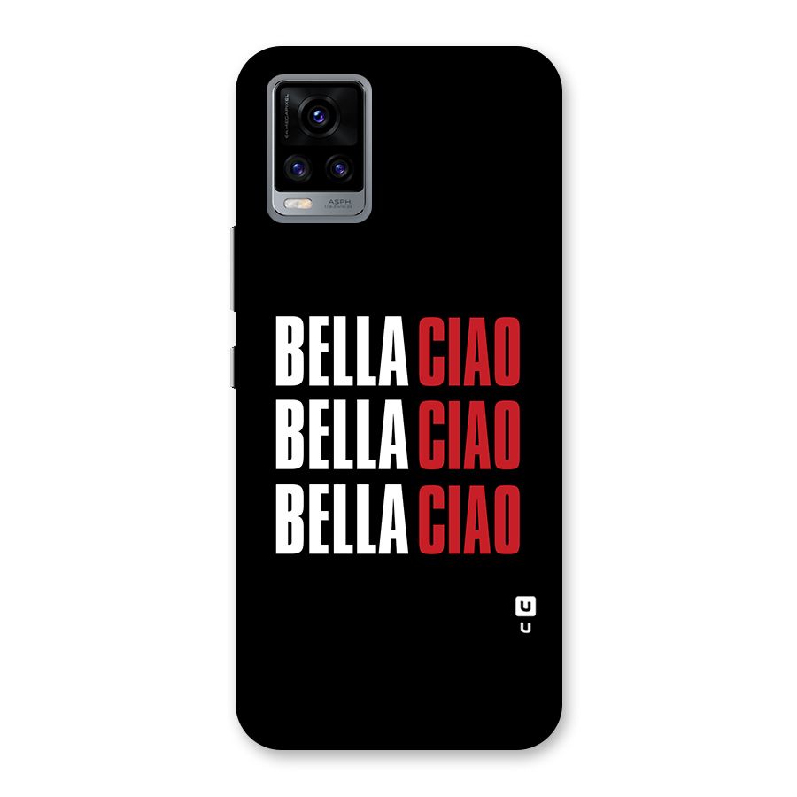 Bella Ciao Bella Ciao Bella Ciao Back Case for Vivo V20
