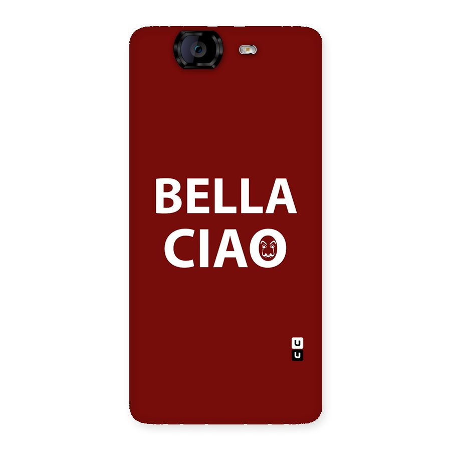 Bella Ciao Typography Art Back Case for Canvas Knight A350