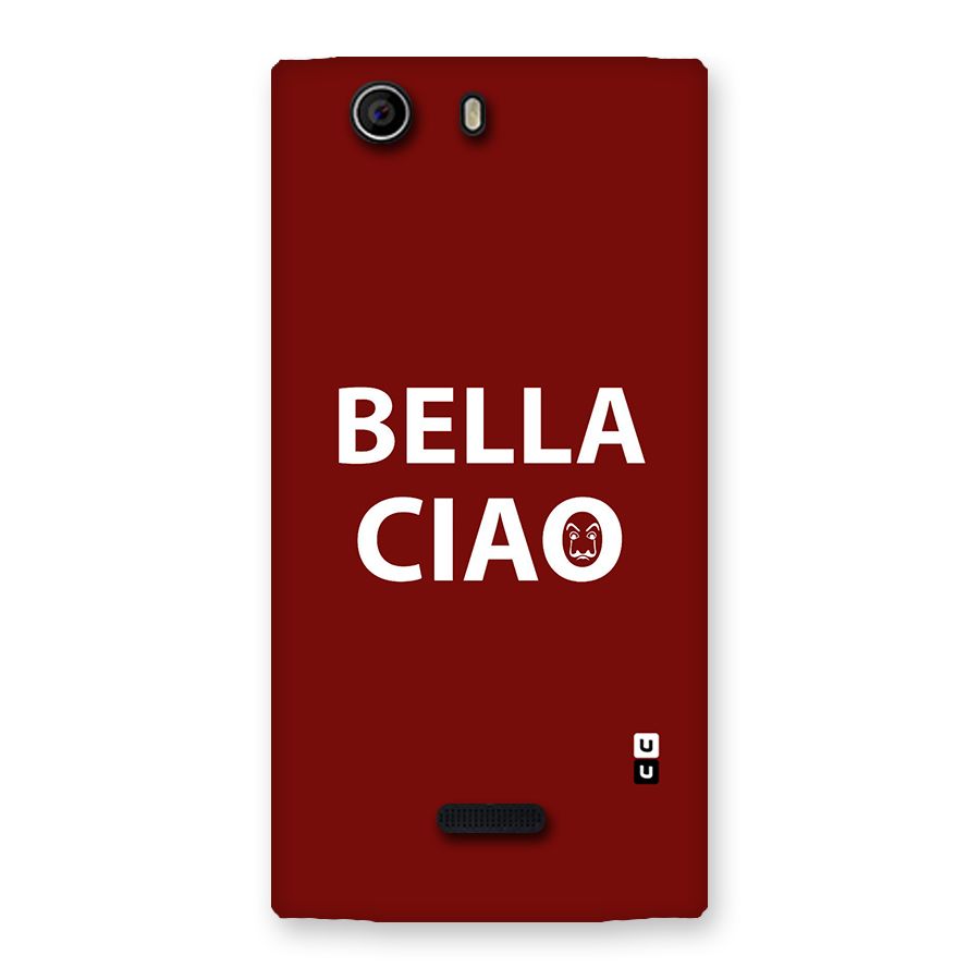 Bella Ciao Typography Art Back Case for Canvas Nitro 2 E311