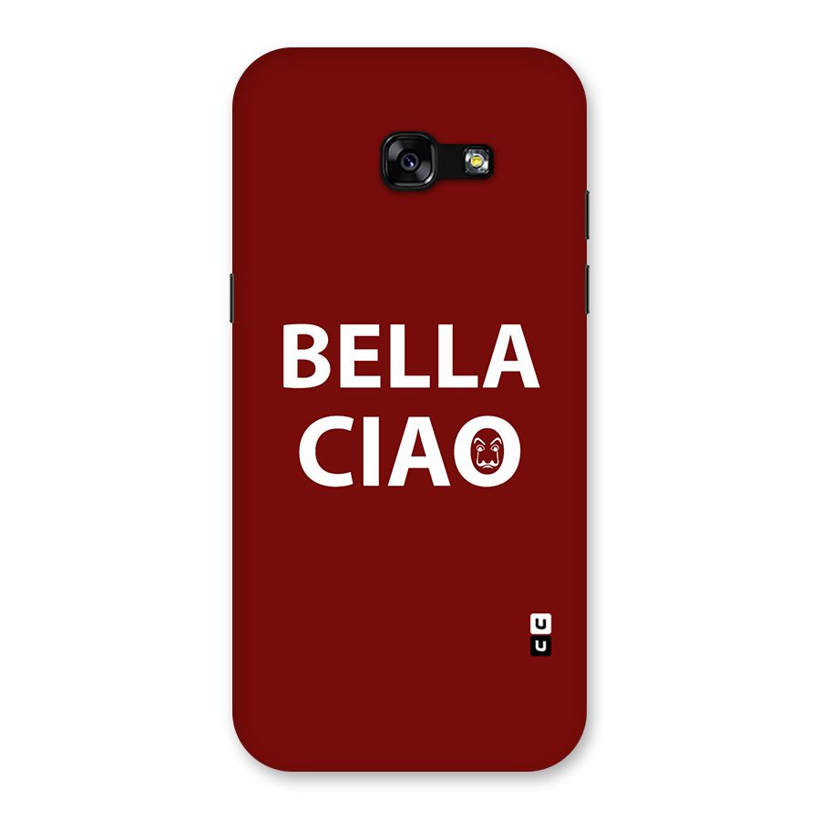 Bella Ciao Typography Art Back Case for Galaxy A5 2017