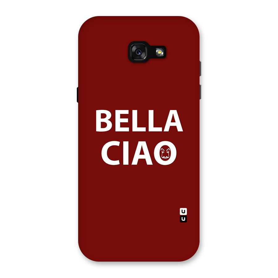 Bella Ciao Typography Art Back Case for Galaxy A7 (2017)