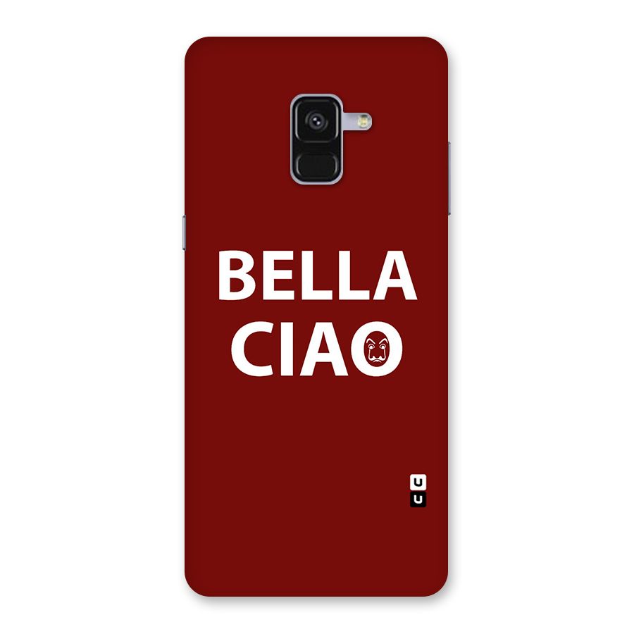 Bella Ciao Typography Art Back Case for Galaxy A8 Plus