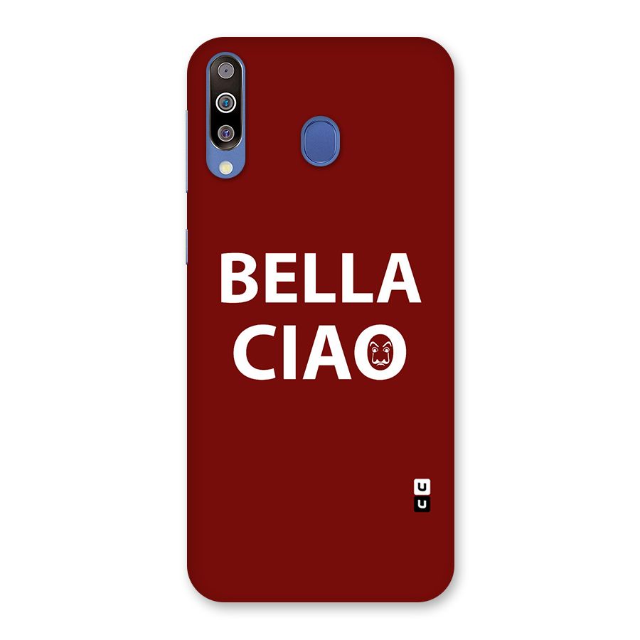Bella Ciao Typography Art Back Case for Galaxy M30