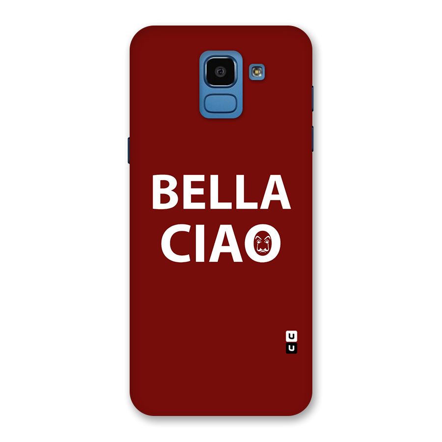 Bella Ciao Typography Art Back Case for Galaxy On6