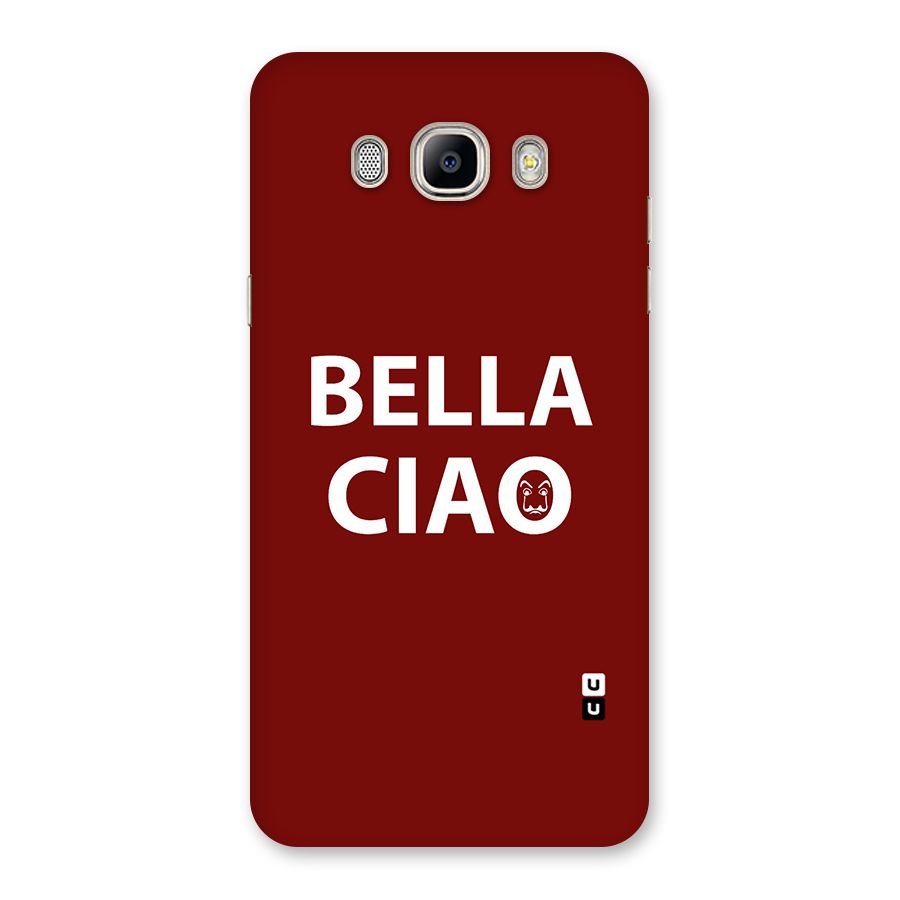 Bella Ciao Typography Art Back Case for Galaxy On8
