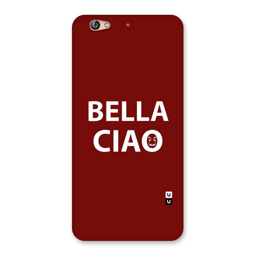 Bella Ciao Typography Art Back Case for Gionee S6