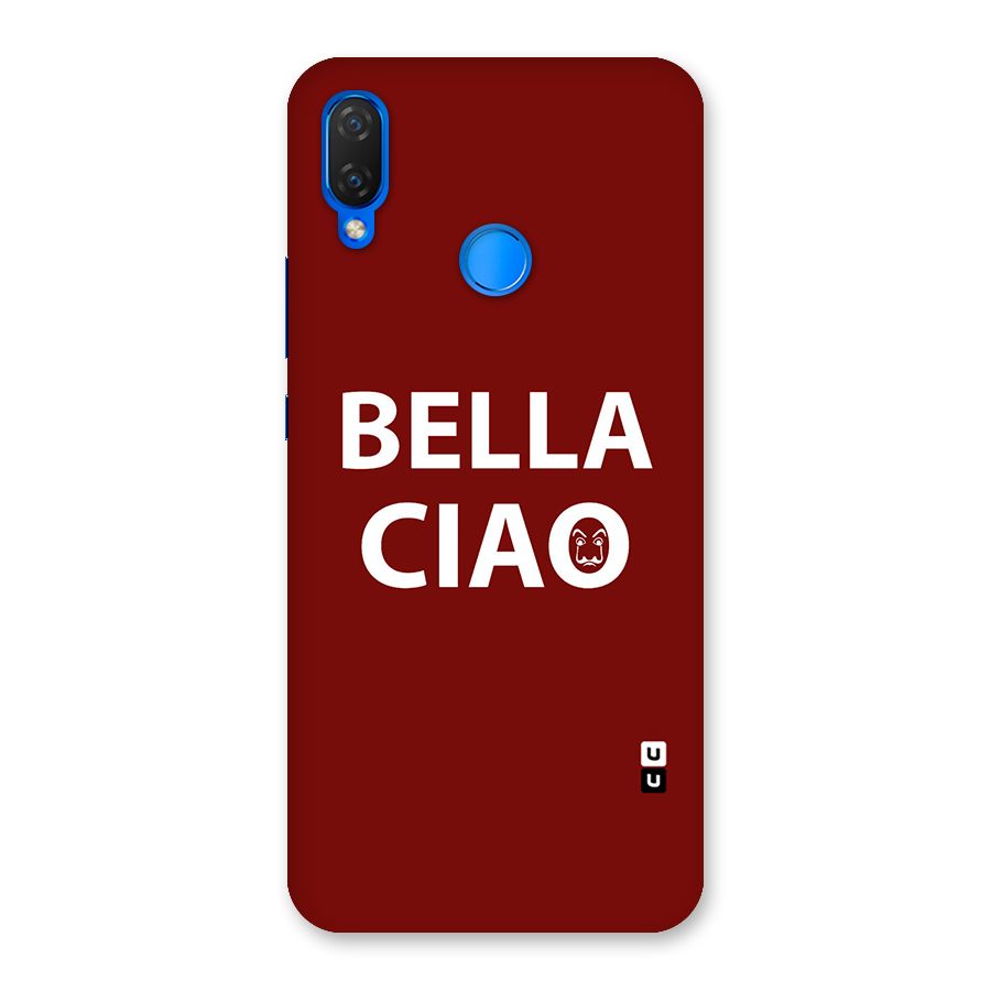 Bella Ciao Typography Art Back Case for Huawei P Smart+