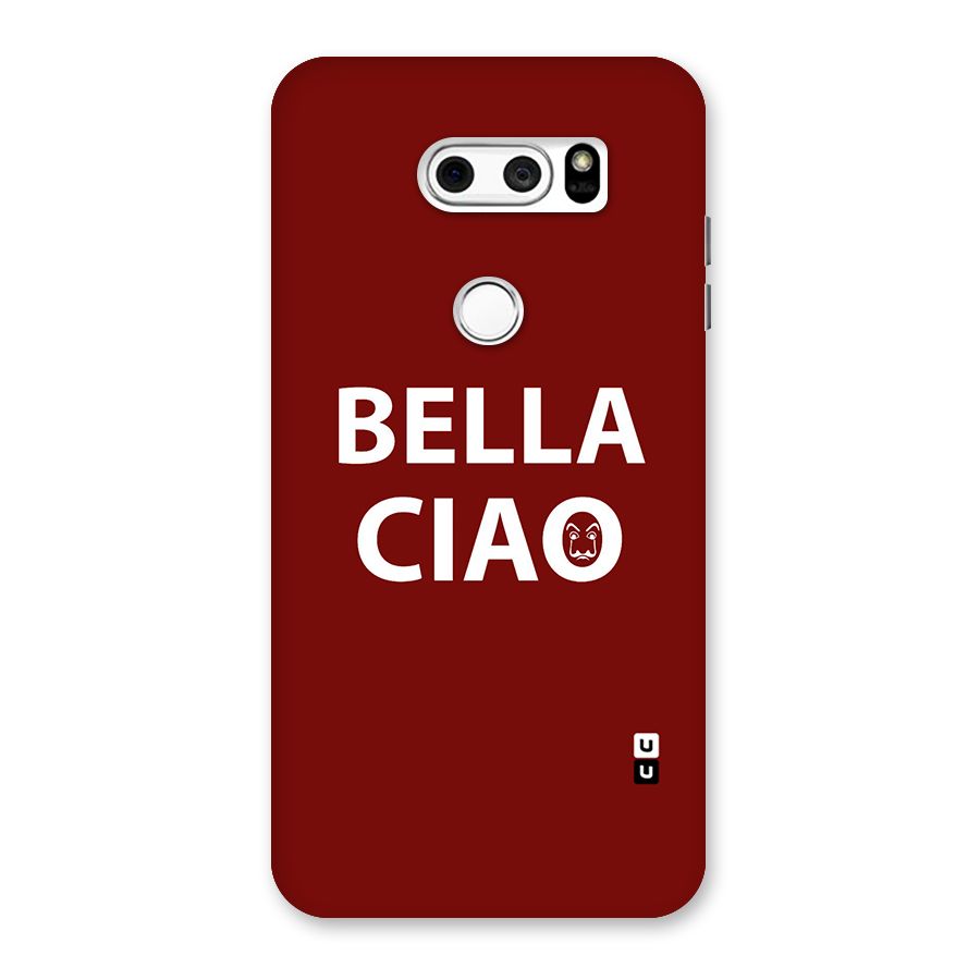Bella Ciao Typography Art Back Case for LG V30
