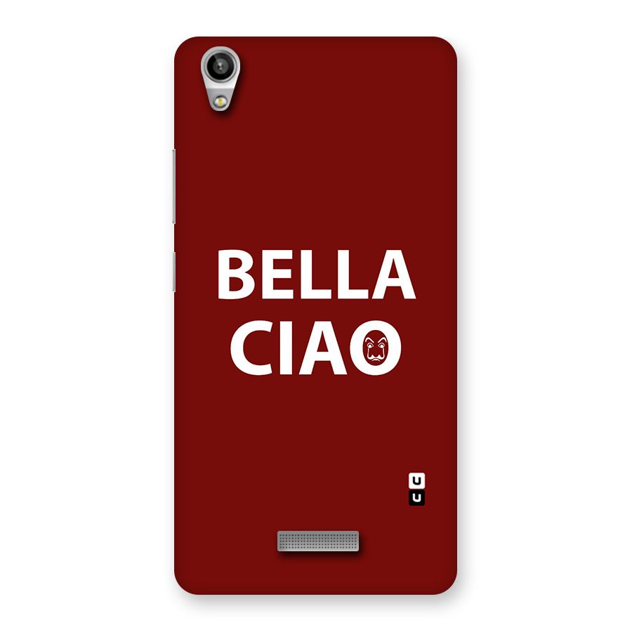 Bella Ciao Typography Art Back Case for Lava-Pixel-V1