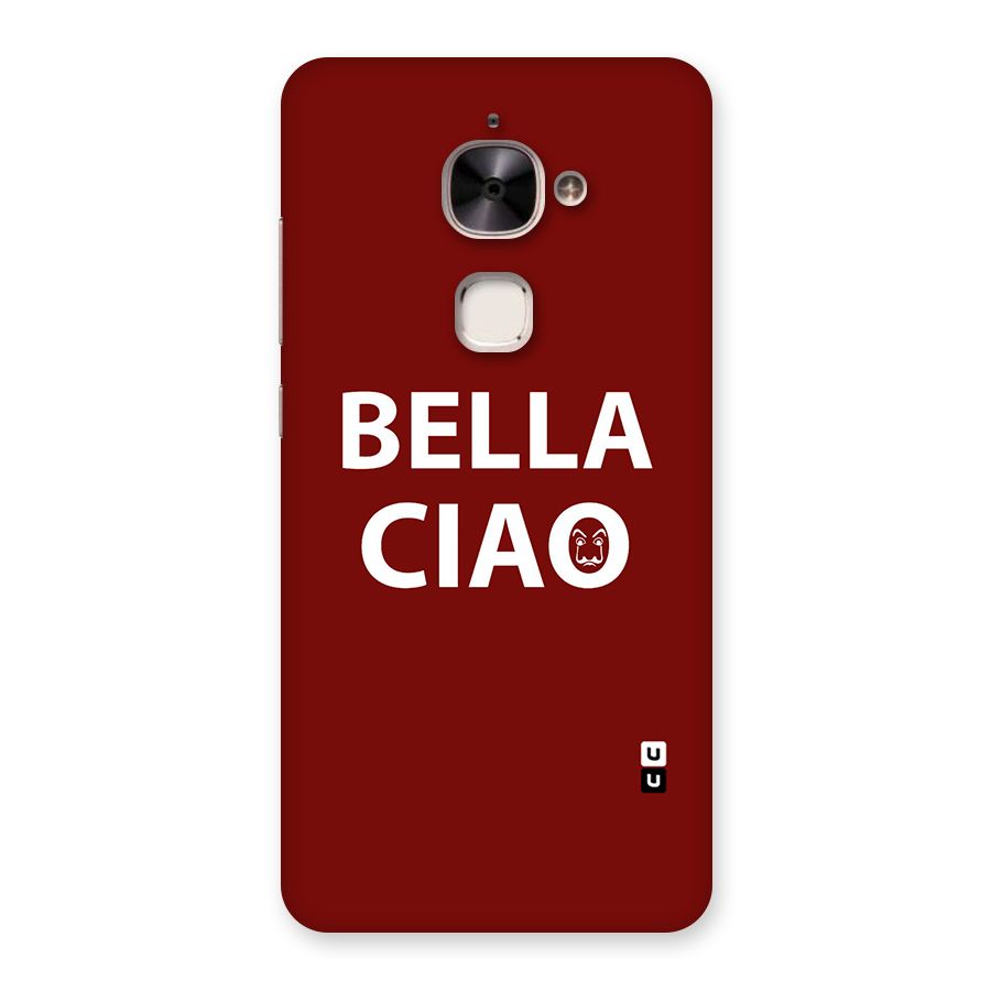 Bella Ciao Typography Art Back Case for Le 2