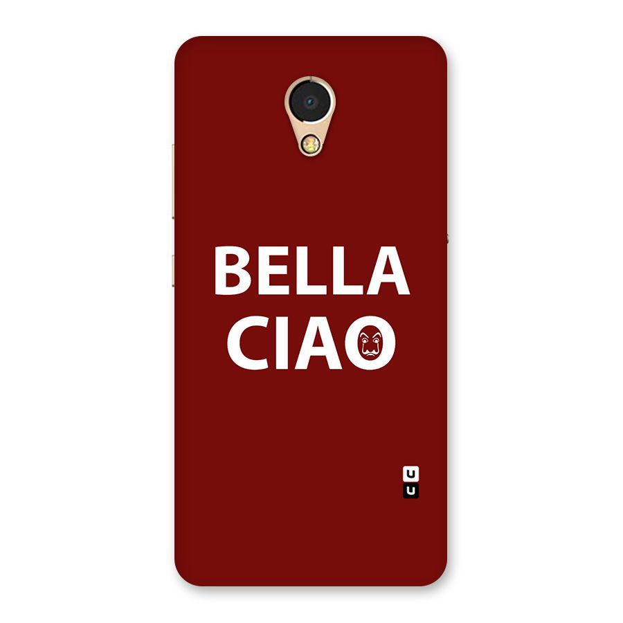 Bella Ciao Typography Art Back Case for Lenovo P2