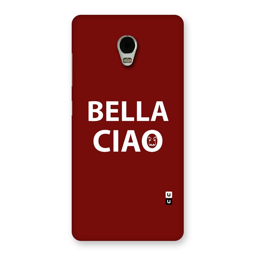 Bella Ciao Typography Art Back Case for Lenovo Vibe P1