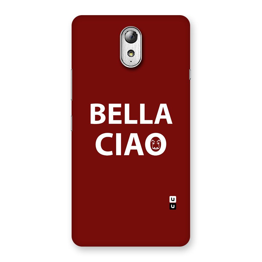 Bella Ciao Typography Art Back Case for Lenovo Vibe P1M