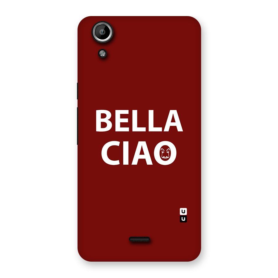 Bella Ciao Typography Art Back Case for Micromax Canvas Selfie Lens Q345