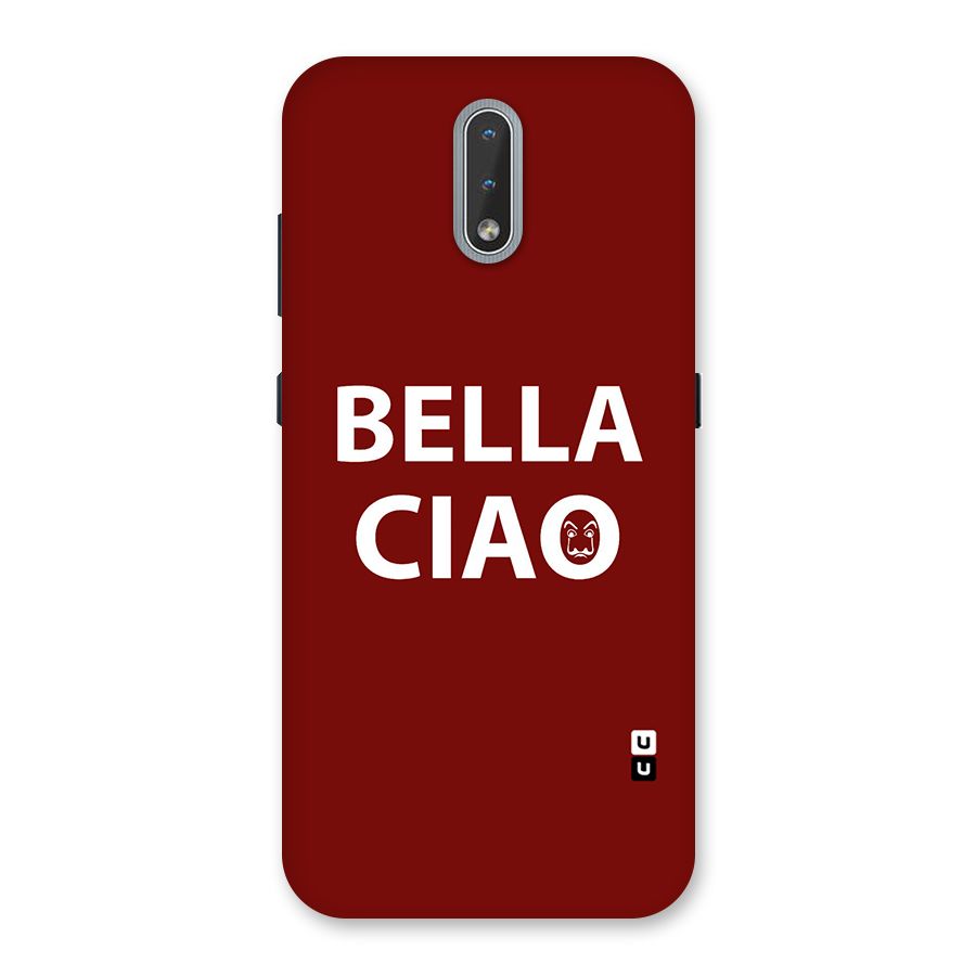 Bella Ciao Typography Art Back Case for Nokia 2.3