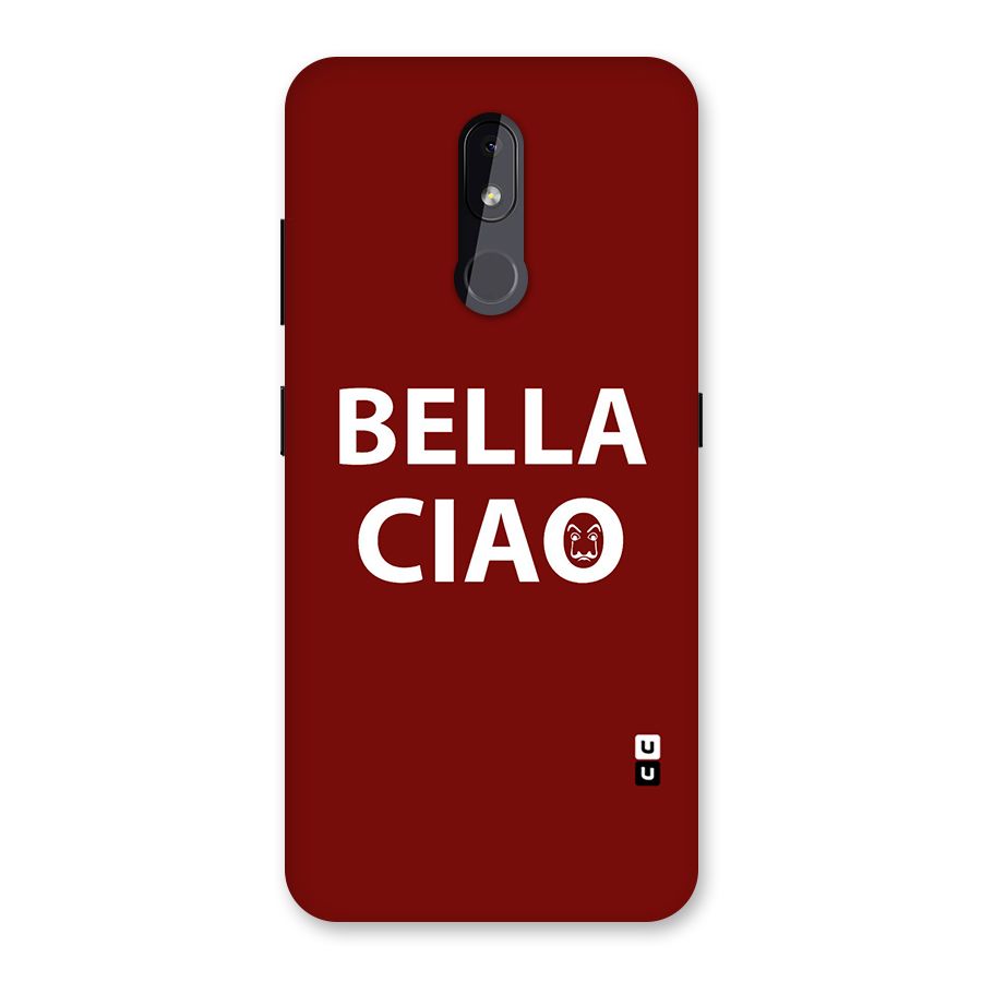 Bella Ciao Typography Art Back Case for Nokia 3.2