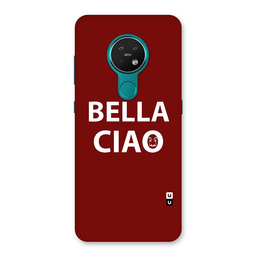 Bella Ciao Typography Art Back Case for Nokia 7.2
