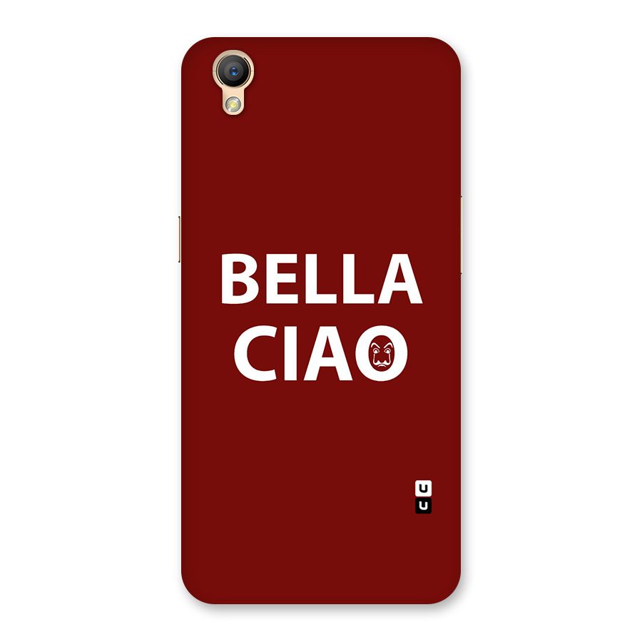 Bella Ciao Typography Art Back Case for Oppo A37