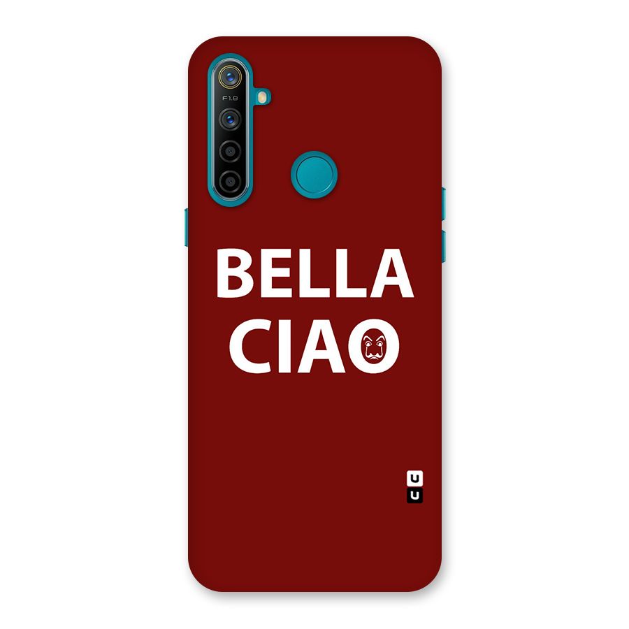 Bella Ciao Typography Art Back Case for Realme 5i