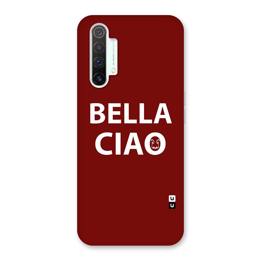 Bella Ciao Typography Art Back Case for Realme X3