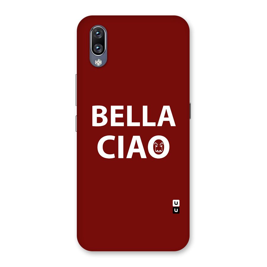 Bella Ciao Typography Art Back Case for Vivo NEX