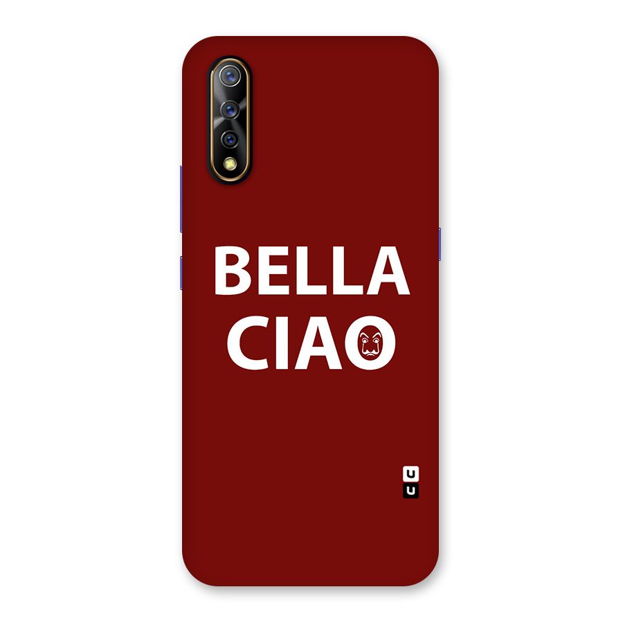 Bella Ciao Typography Art Back Case for Vivo S1