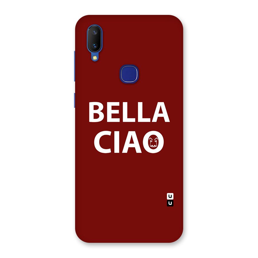 Bella Ciao Typography Art Back Case for Vivo V11