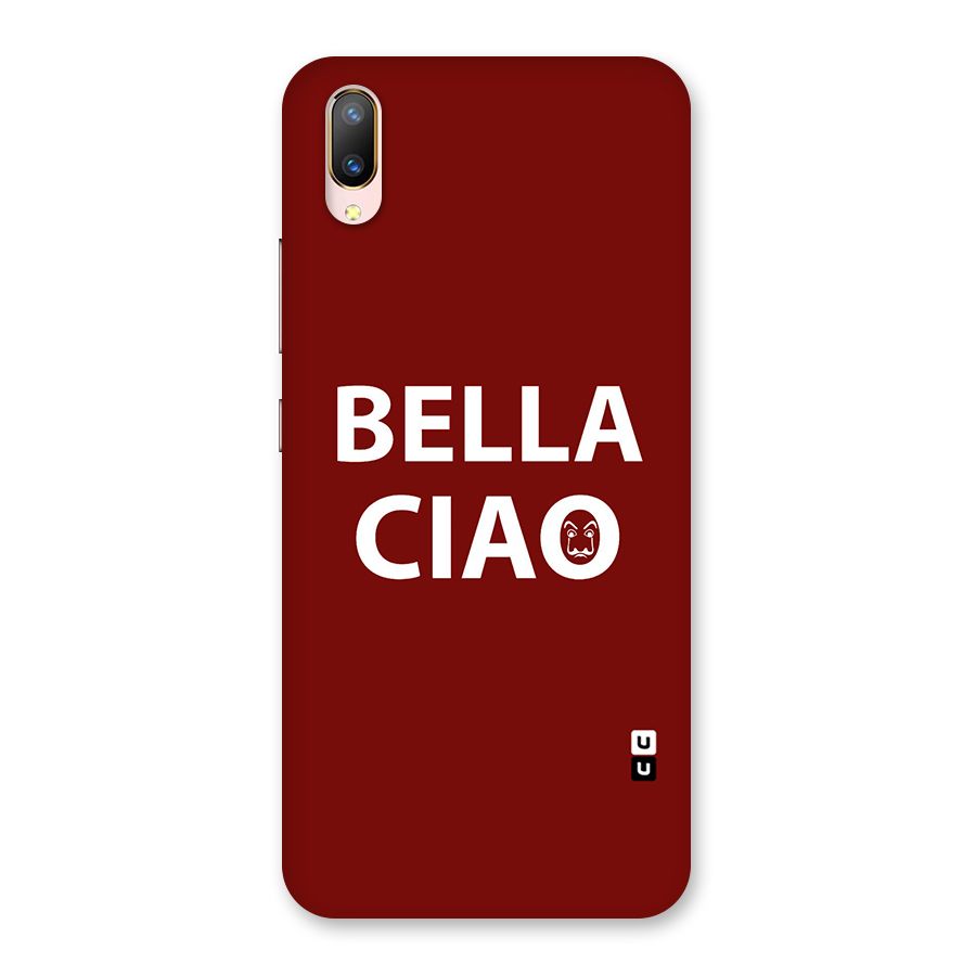 Bella Ciao Typography Art Back Case for Vivo V11 Pro