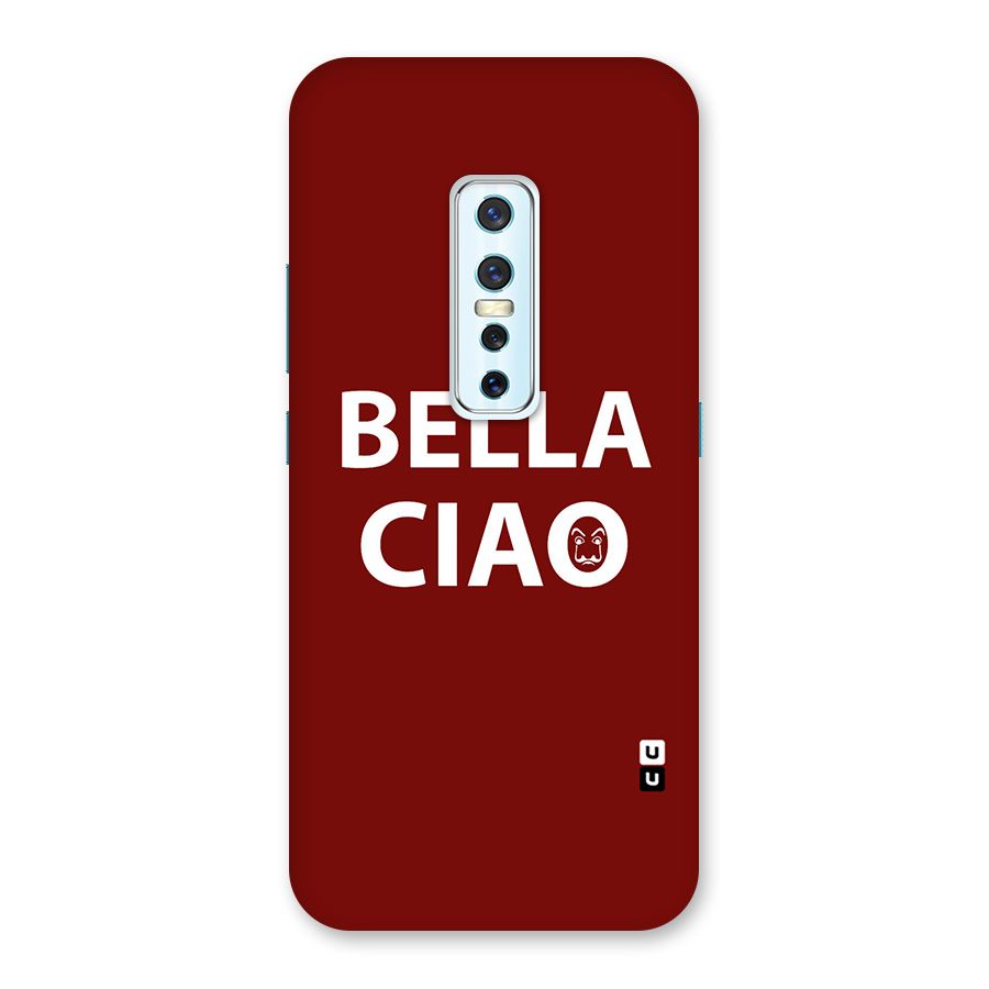 Bella Ciao Typography Art Back Case for Vivo V17 Pro