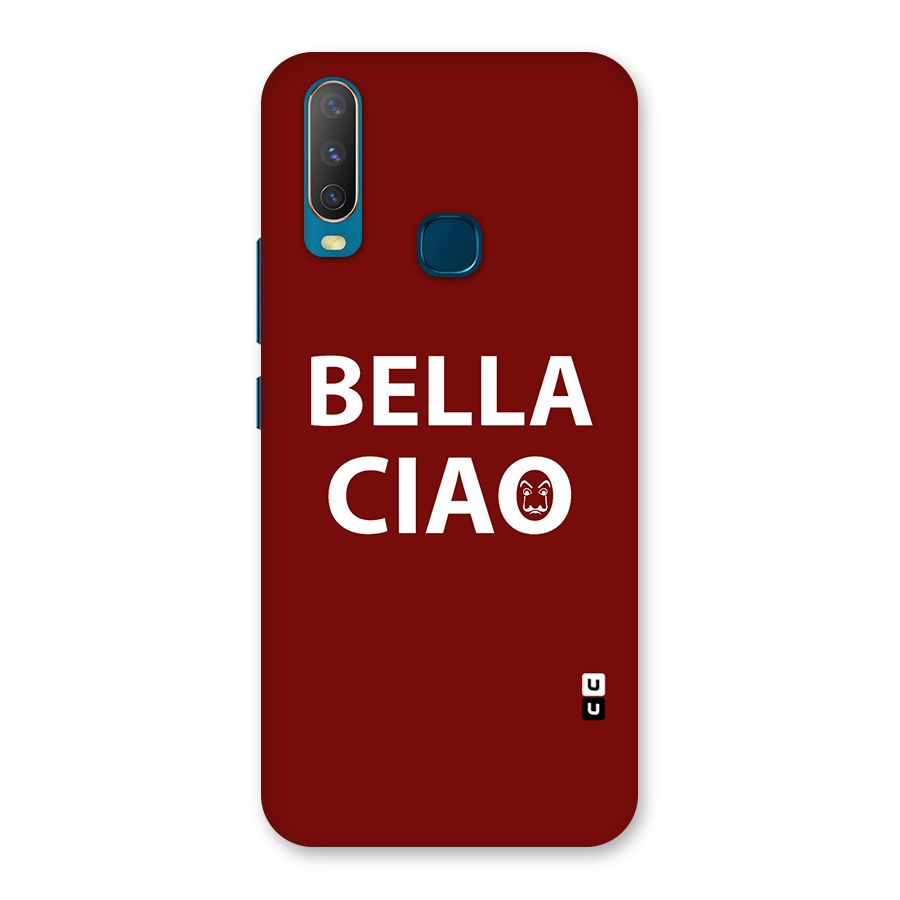 Bella Ciao Typography Art Back Case for Vivo Y15