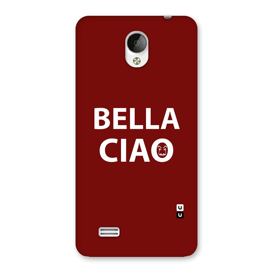 Bella Ciao Typography Art Back Case for Vivo Y21