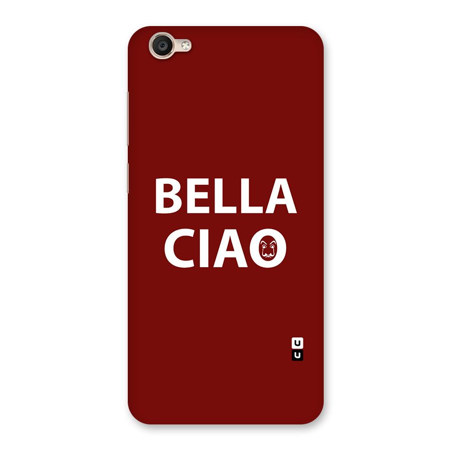Bella Ciao Typography Art Back Case for Vivo Y55s