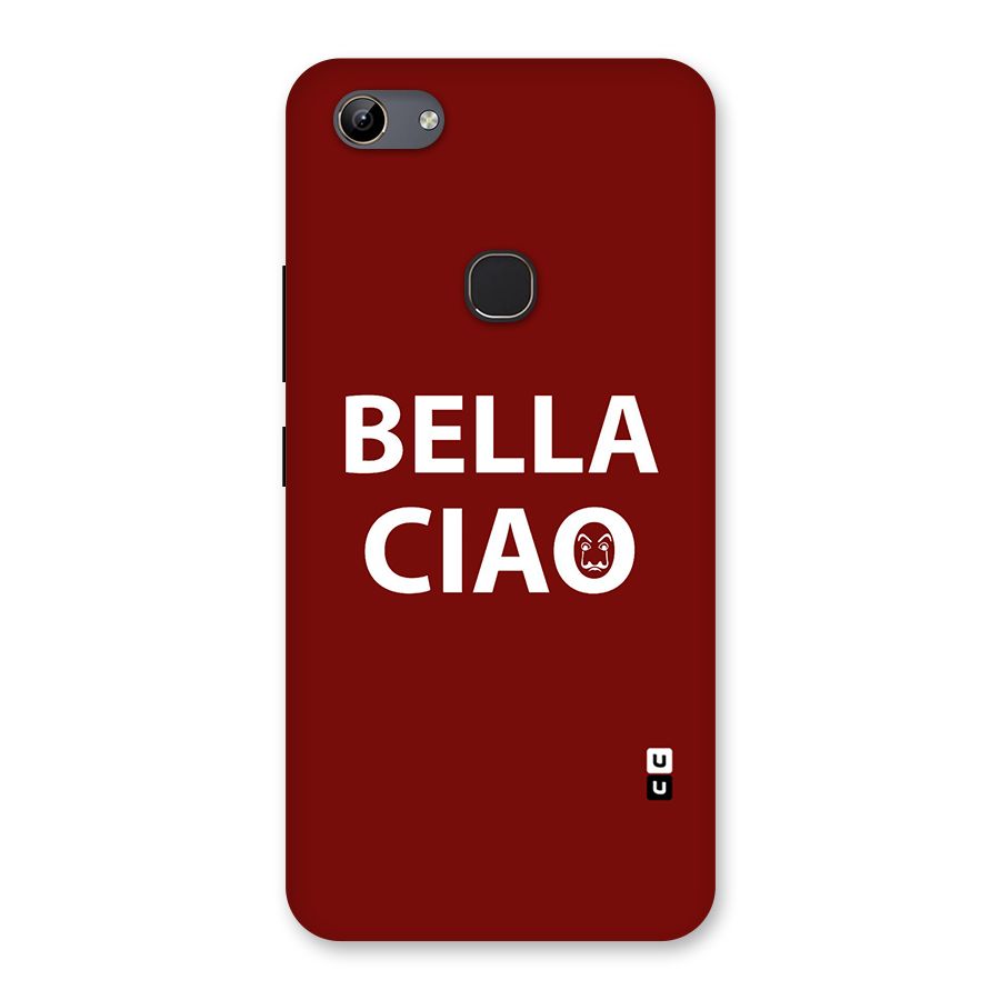 Bella Ciao Typography Art Back Case for Vivo Y81
