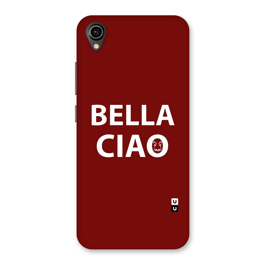 Bella Ciao Typography Art Back Case for Vivo Y90