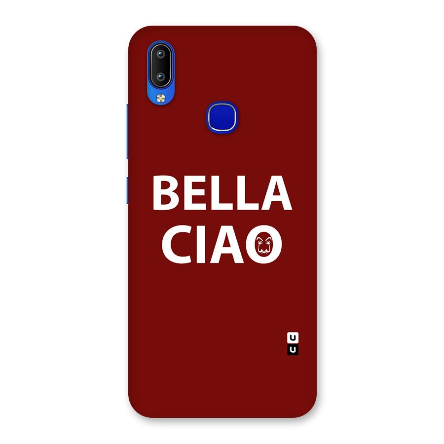 Bella Ciao Typography Art Back Case for Vivo Y91