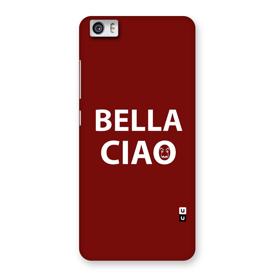 Bella Ciao Typography Art Back Case for Xiaomi Redmi Mi5