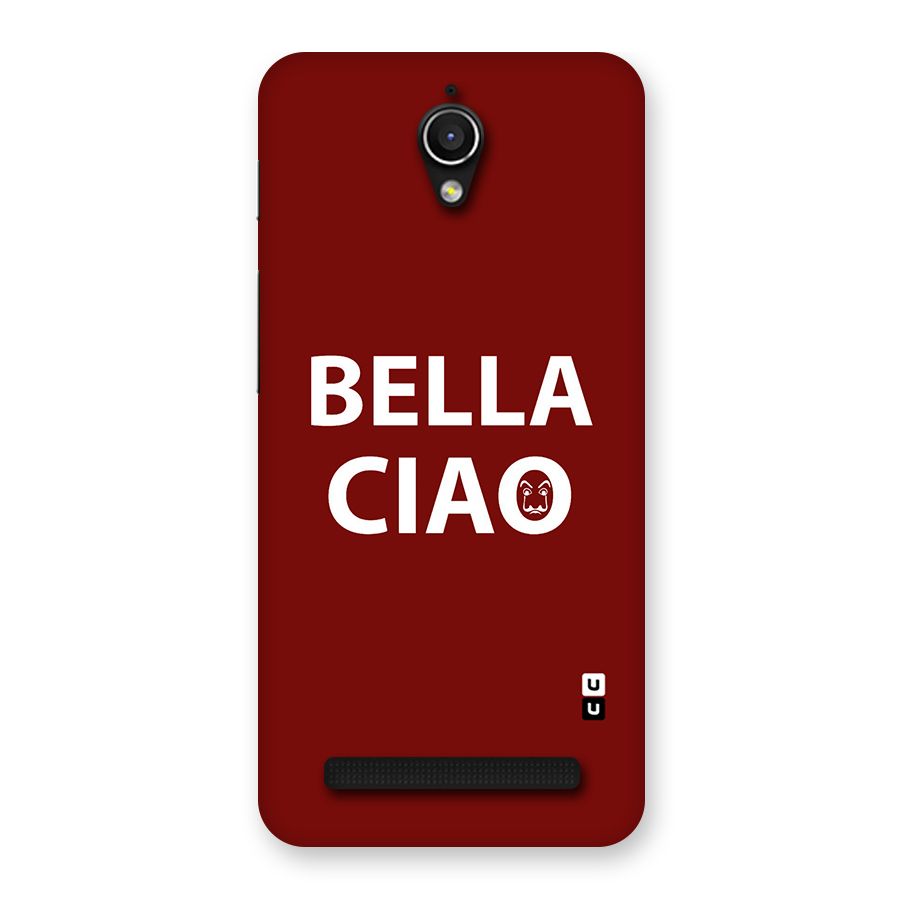 Bella Ciao Typography Art Back Case for Zenfone Go