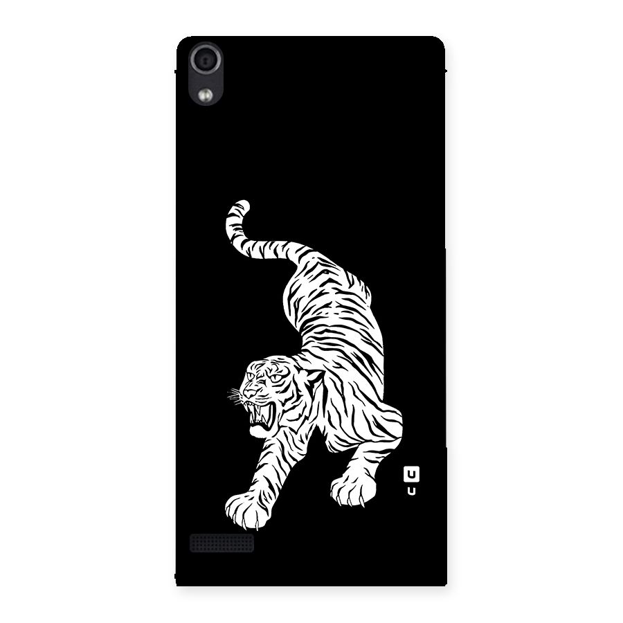 Bengal Tiger Stencil Art Back Case for Ascend P6