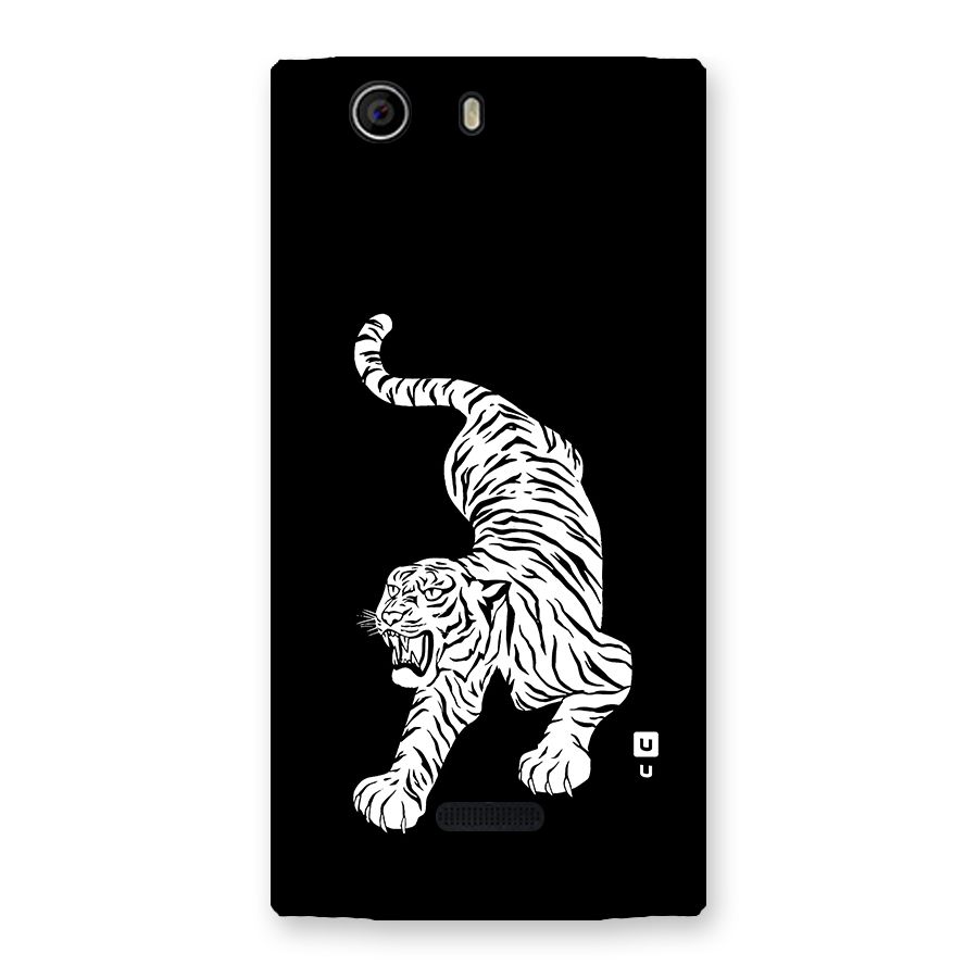 Bengal Tiger Stencil Art Back Case for Canvas Nitro 2 E311