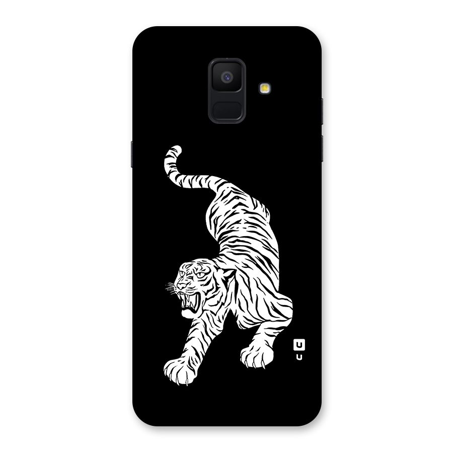 Bengal Tiger Stencil Art Back Case for Galaxy A6 (2018)