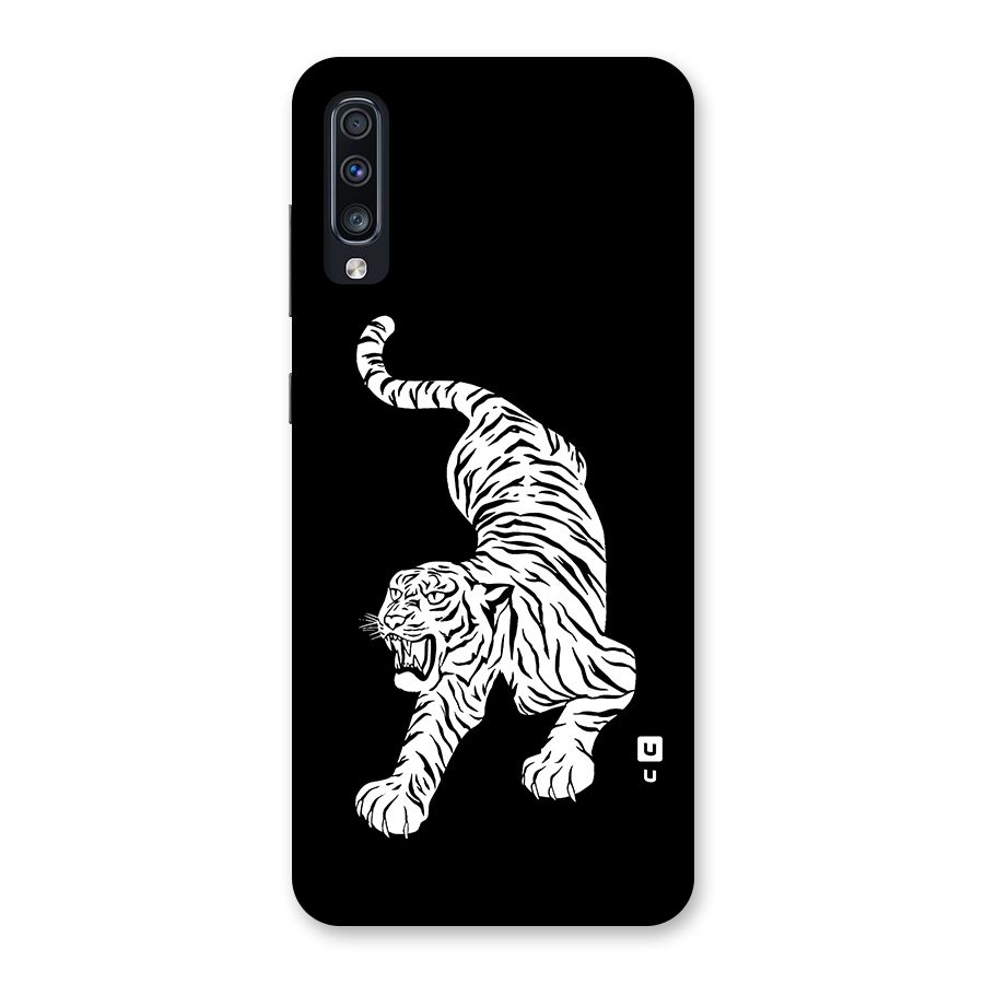 Bengal Tiger Stencil Art Back Case for Galaxy A70
