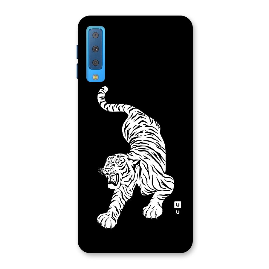Bengal Tiger Stencil Art Back Case for Galaxy A7 (2018)