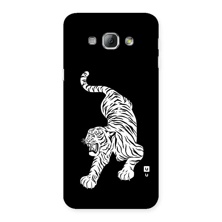 Bengal Tiger Stencil Art Back Case for Galaxy A8