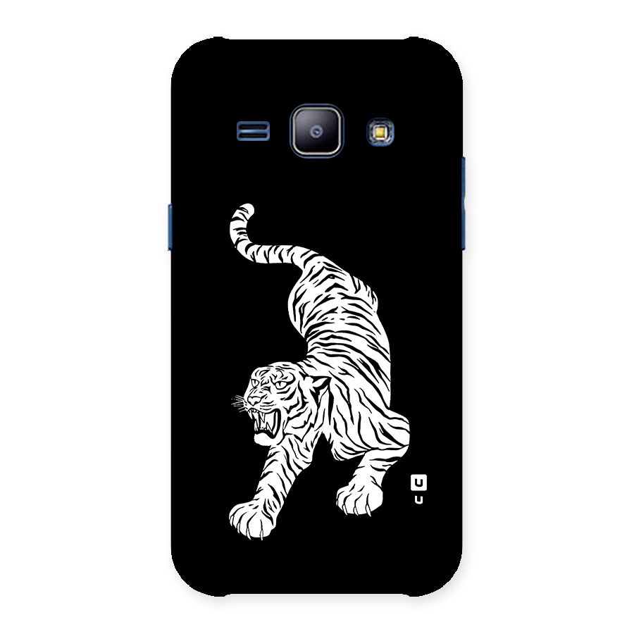 Bengal Tiger Stencil Art Back Case for Galaxy J1