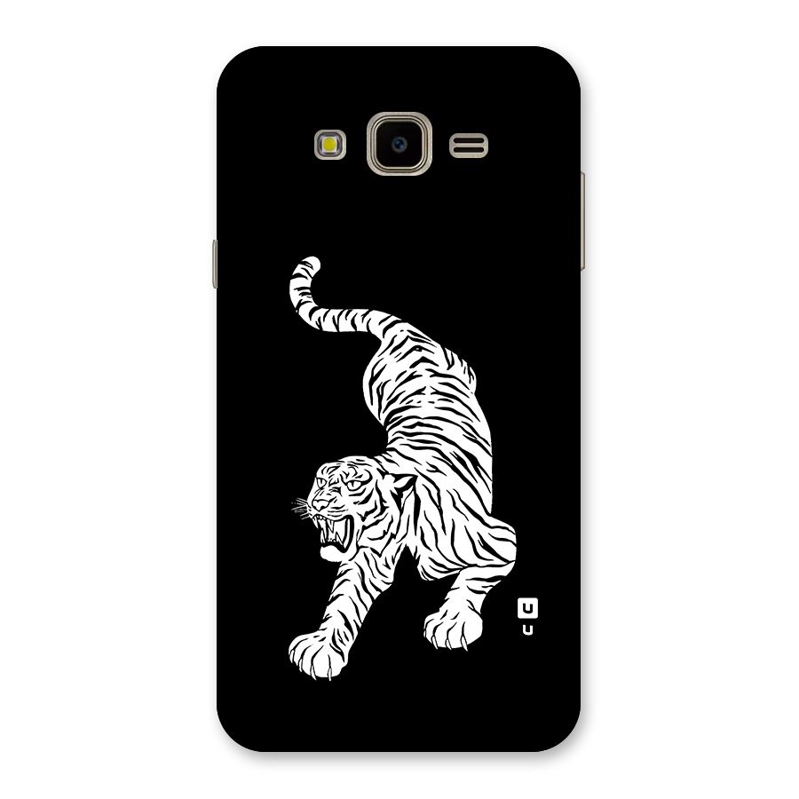 Bengal Tiger Stencil Art Back Case for Galaxy J7 Nxt