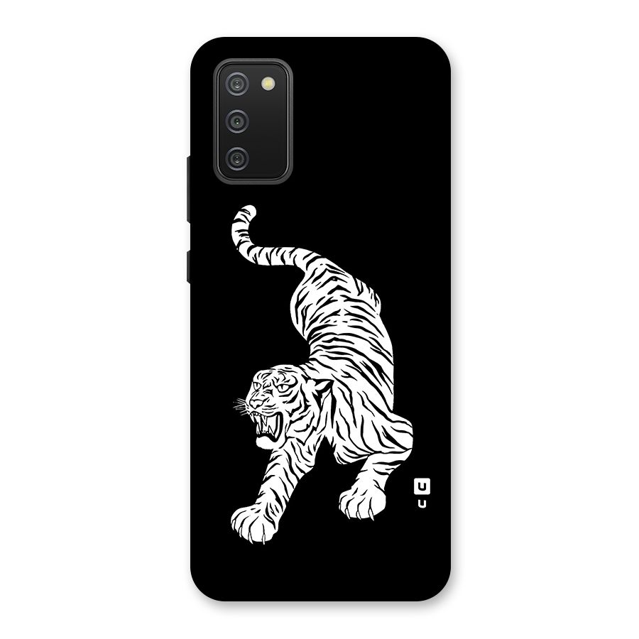 Bengal Tiger Stencil Art Back Case for Galaxy M02s