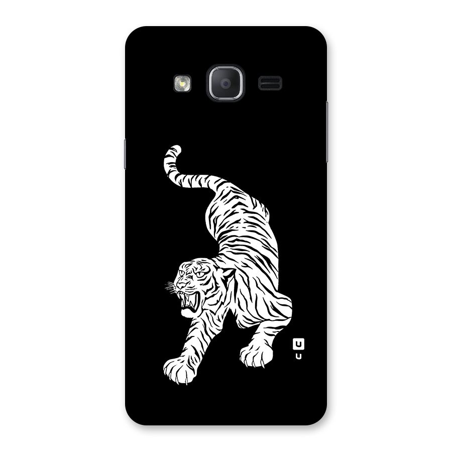 Bengal Tiger Stencil Art Back Case for Galaxy On7 2015