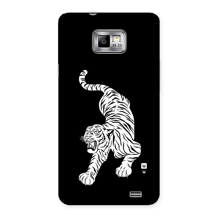 Bengal Tiger Stencil Art Back Case for Galaxy S2