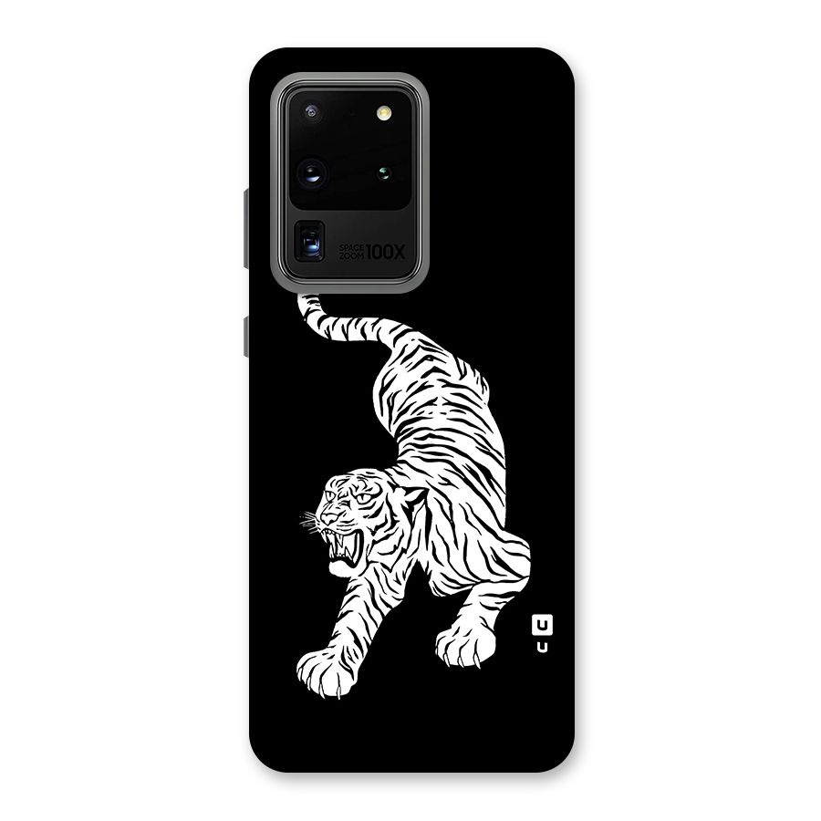Bengal Tiger Stencil Art Back Case for Galaxy S20 Ultra
