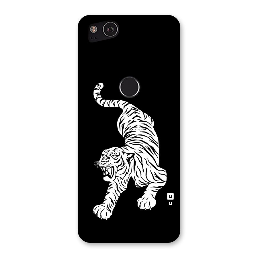 Bengal Tiger Stencil Art Back Case for Google Pixel 2